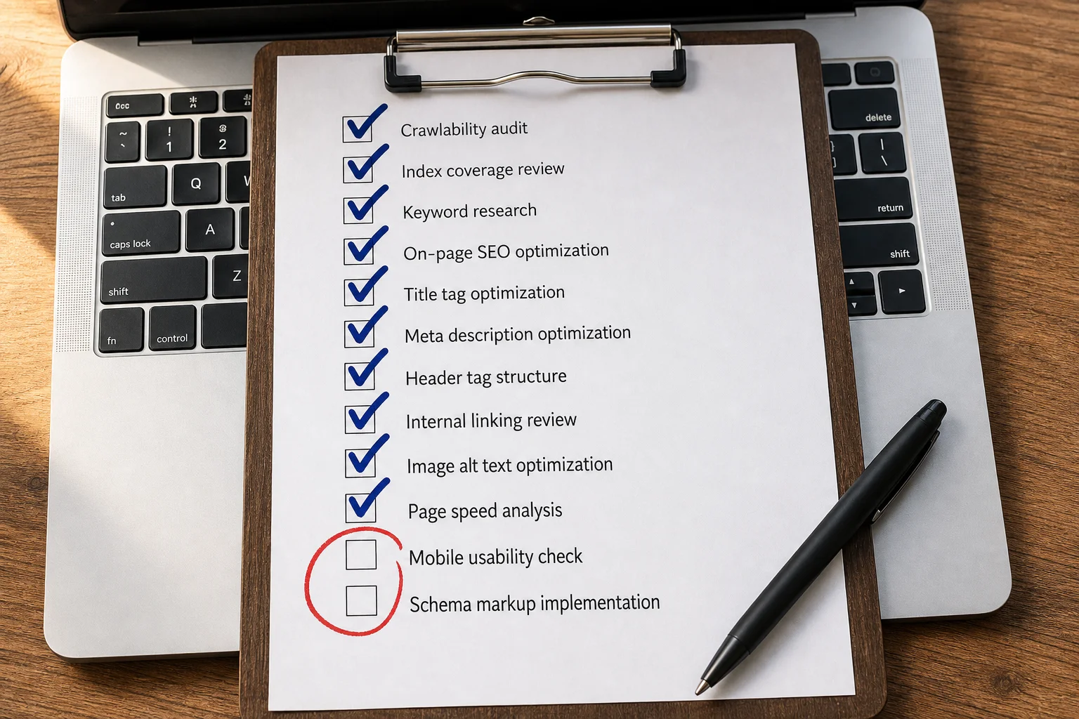 Most boxes checked is not the same as all boxes checked: the two items you skip are usually the ones that matter most.