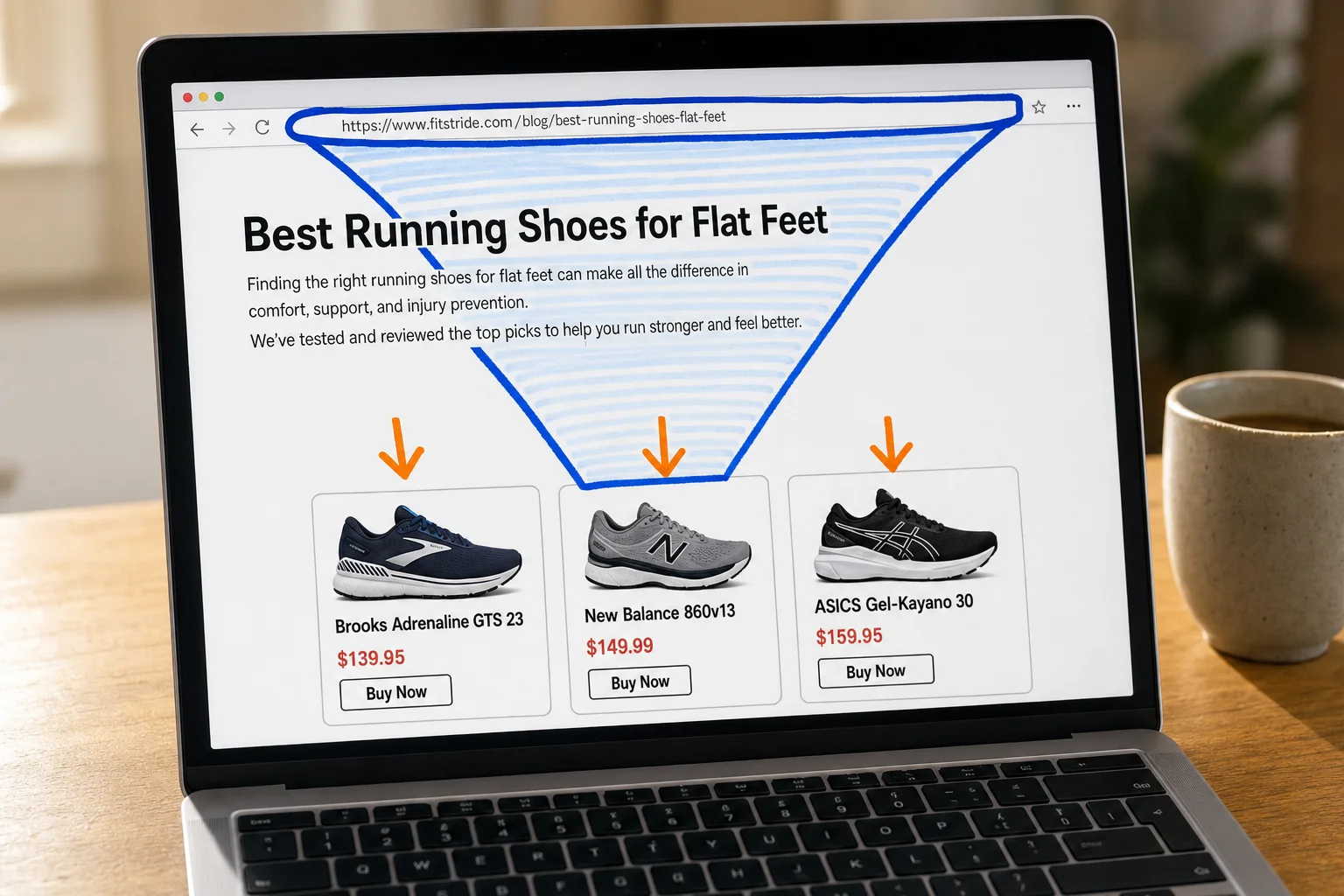 A well-structured buying guide does not sit beside your product catalog: it routes search traffic straight into it, turning every long-tail query into a live acquisition path.