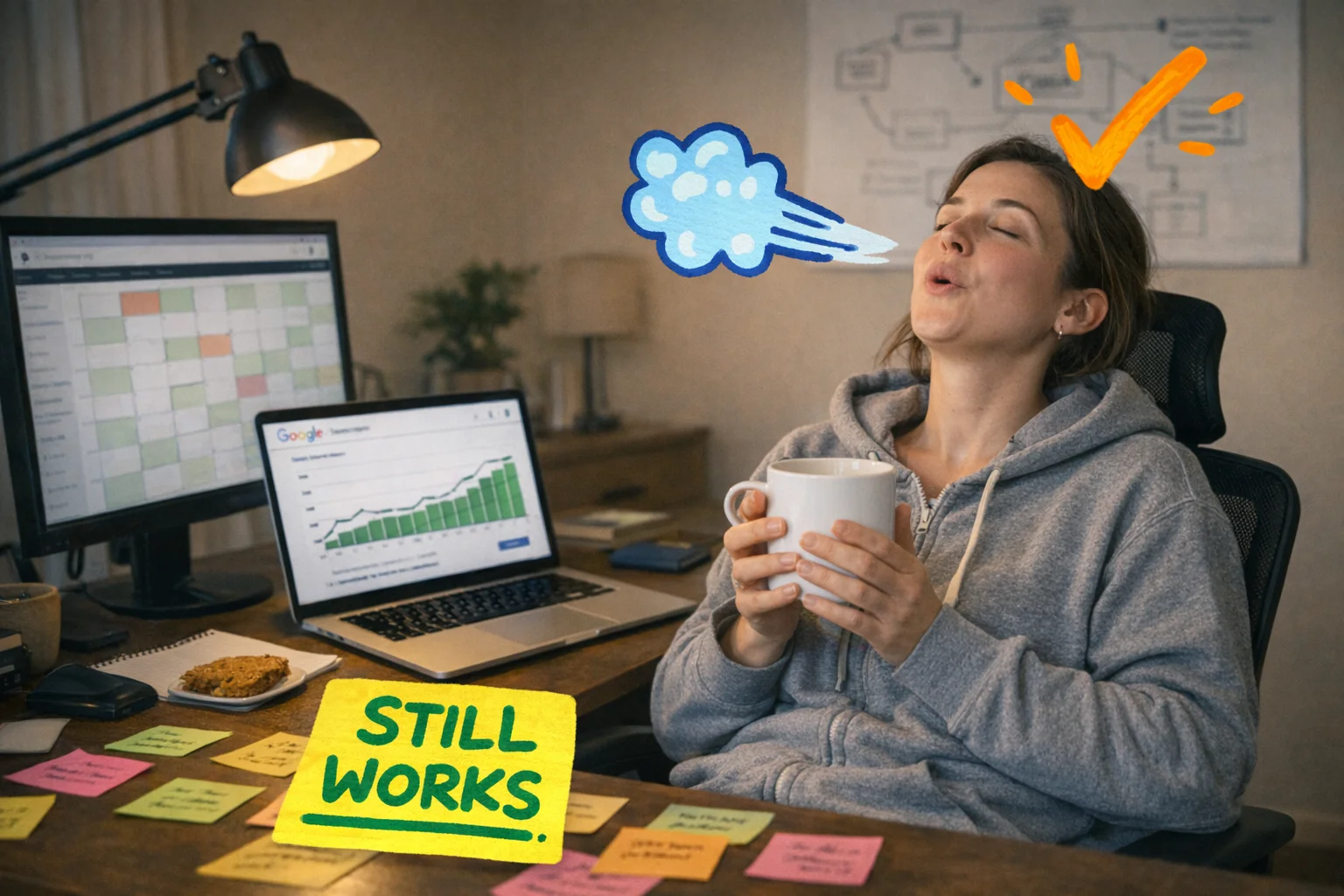 The exact face you make when you find out a decade of SEO work wasn't wasted.