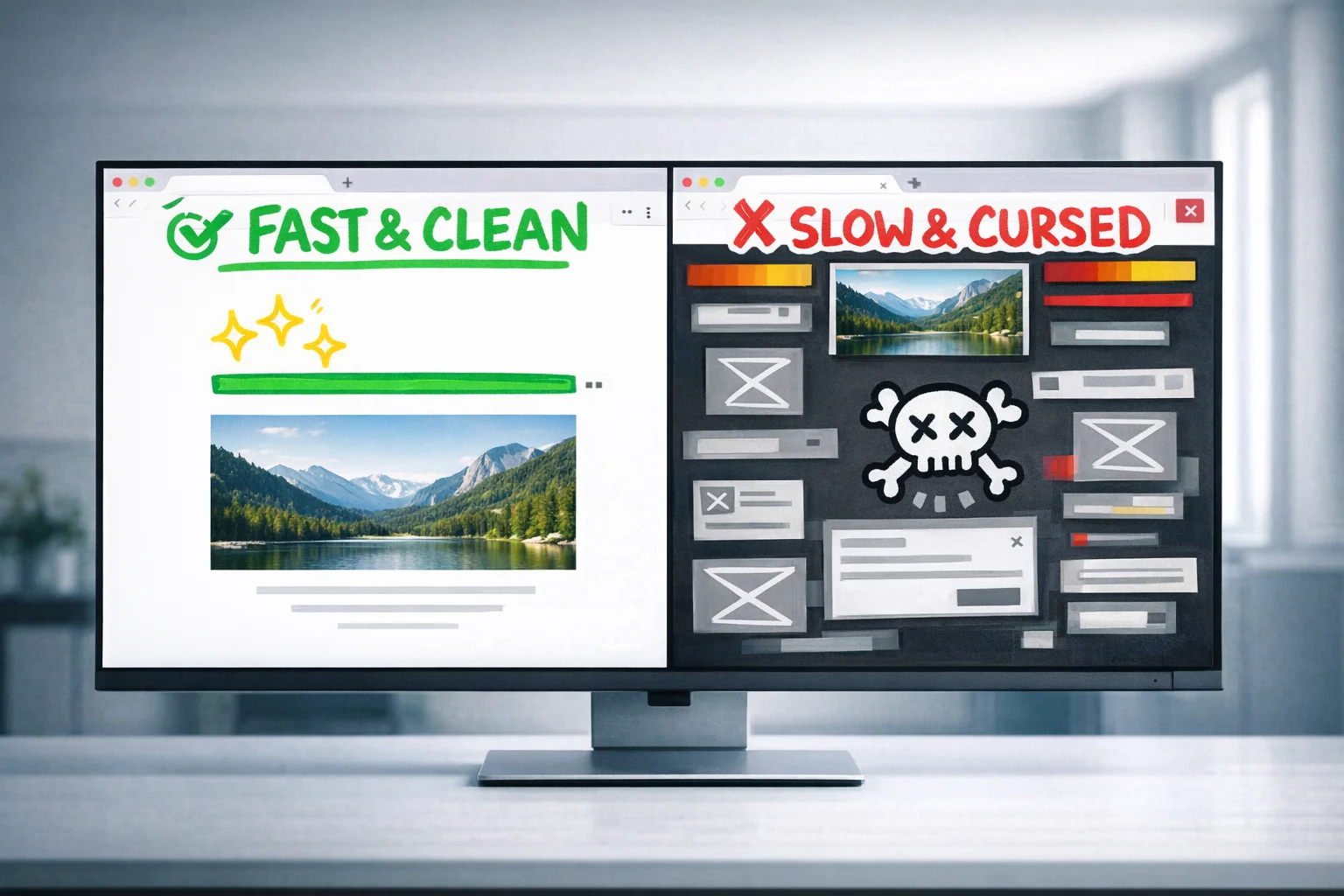 A slow, janky page is still a slow, janky page — and neither Google nor an AI is going to reward it.