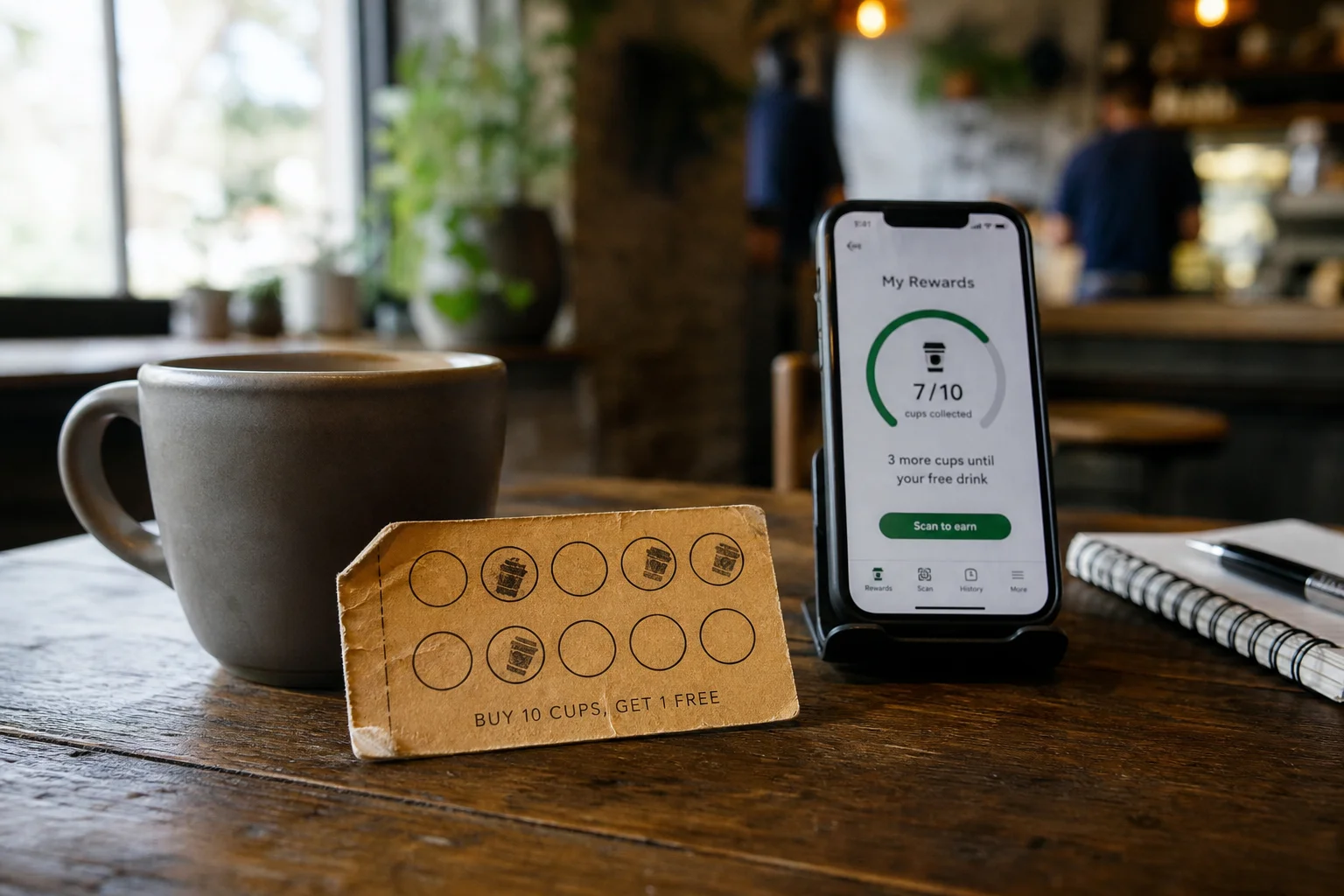 Lost paper punch cards drain goodwill without earning return visits, while digital programs eliminate that gap and surface data on visit frequency and lapse timing.