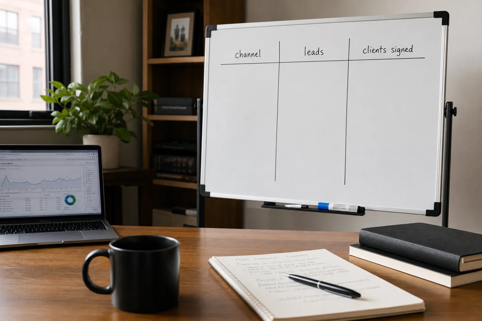 Without tracking which channel produced each signed client, every monthly budget decision is a guess that quietly erodes the case for any marketing spend at all.