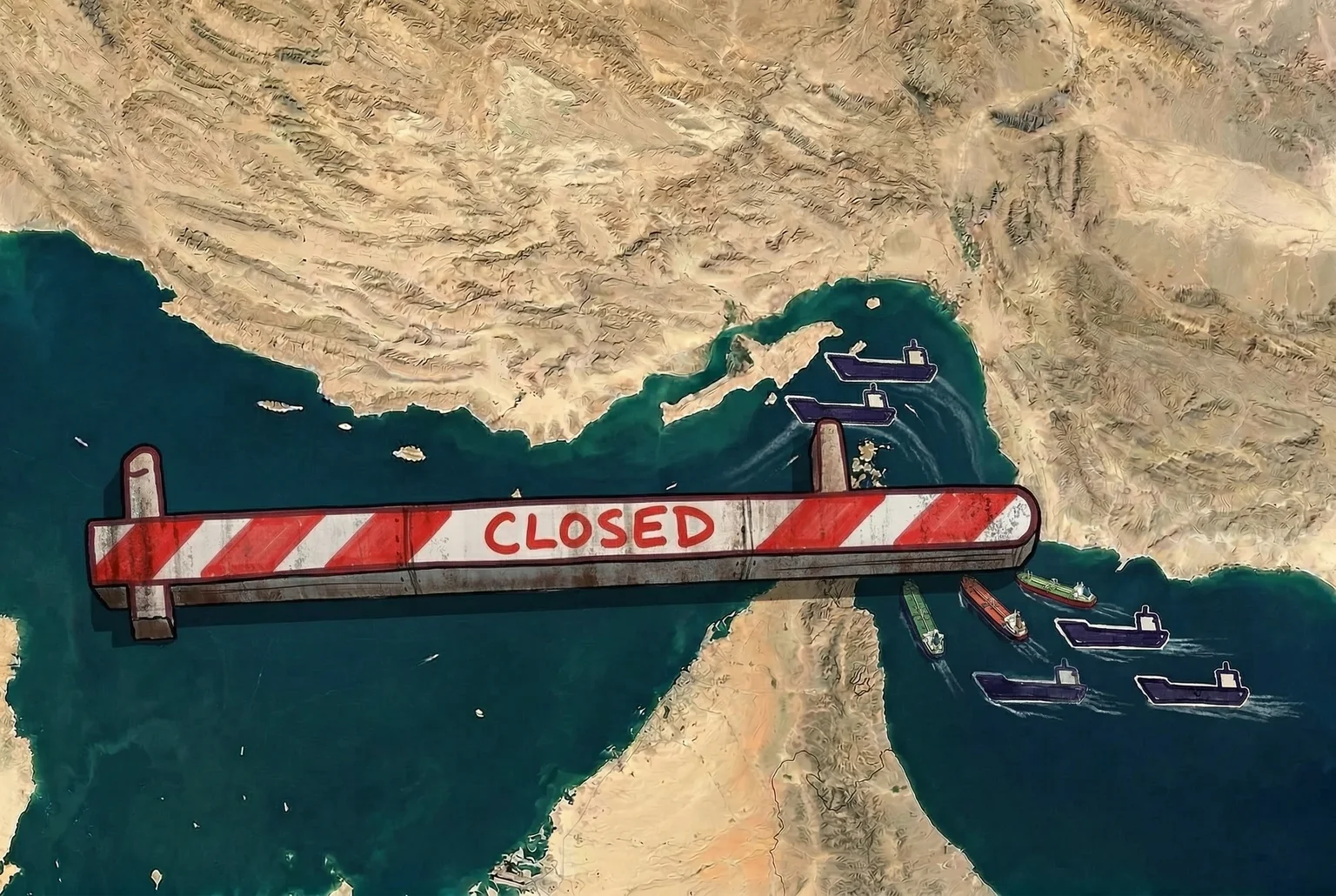 The Strait of Hormuz: currently under new management, and the new management has gone home.