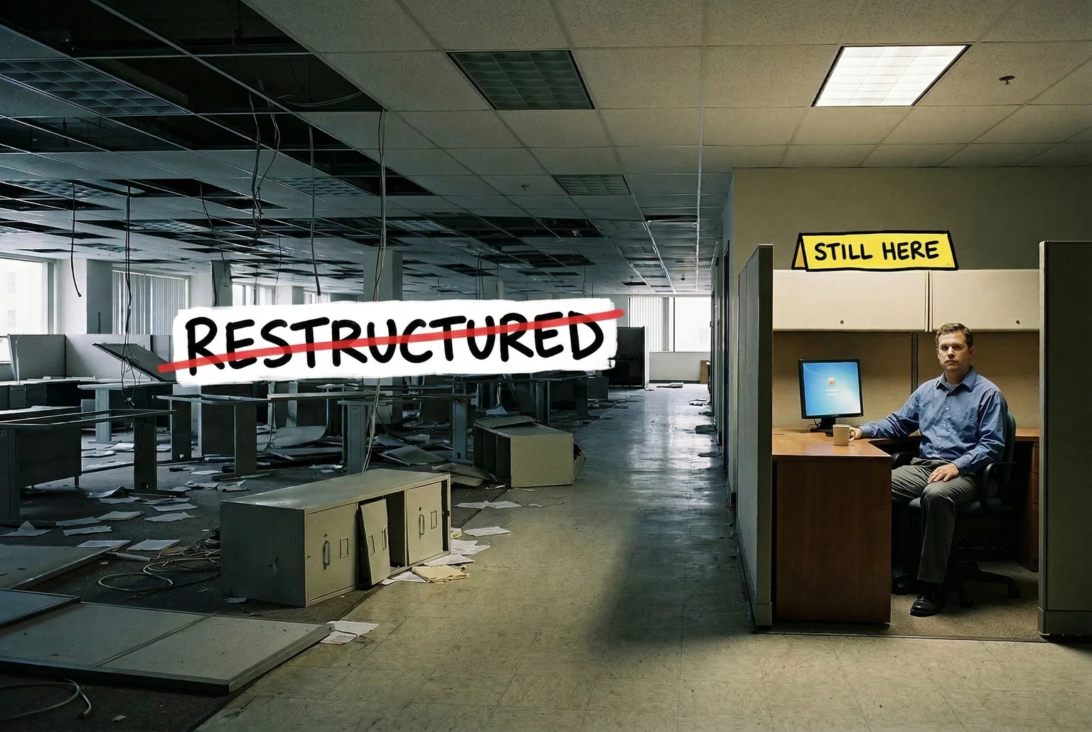 Hezbollah's org chart after late 2024: significantly fewer desks, same attitude.