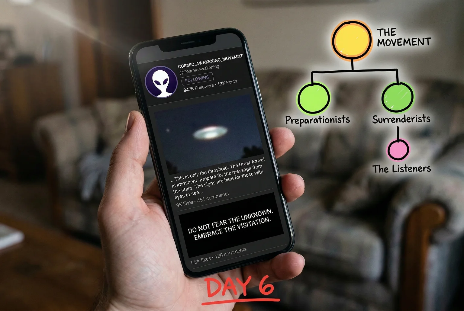 By the end of the first week there were already three factions and a podcast.