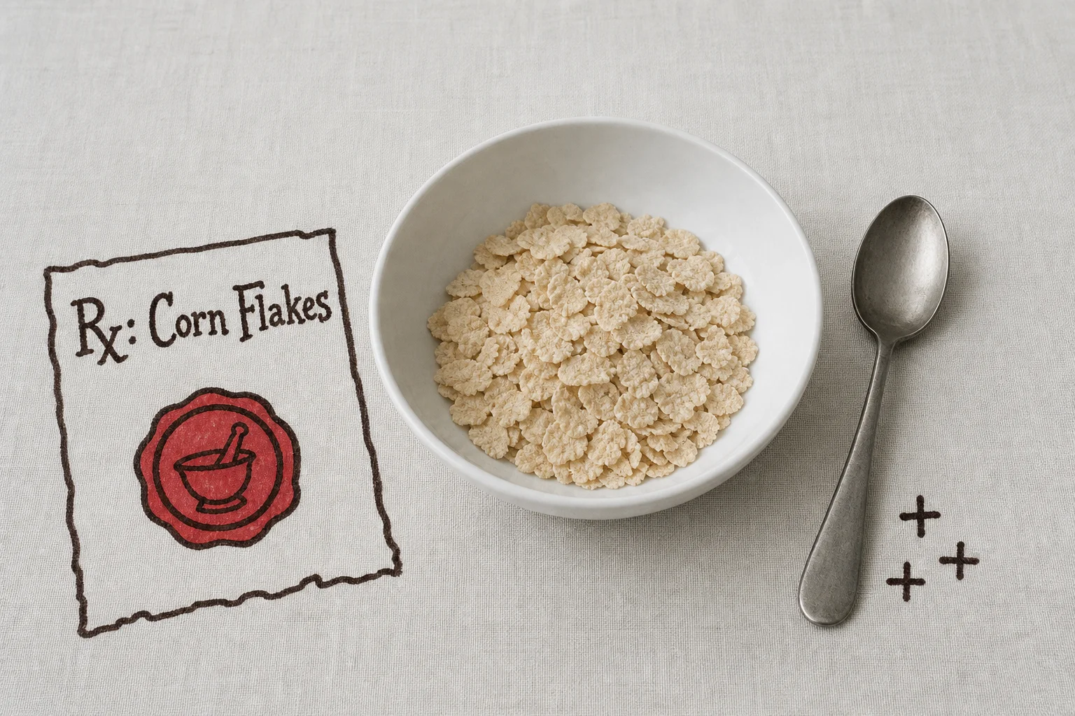 Eat your cereal or else you'll be horny all day.