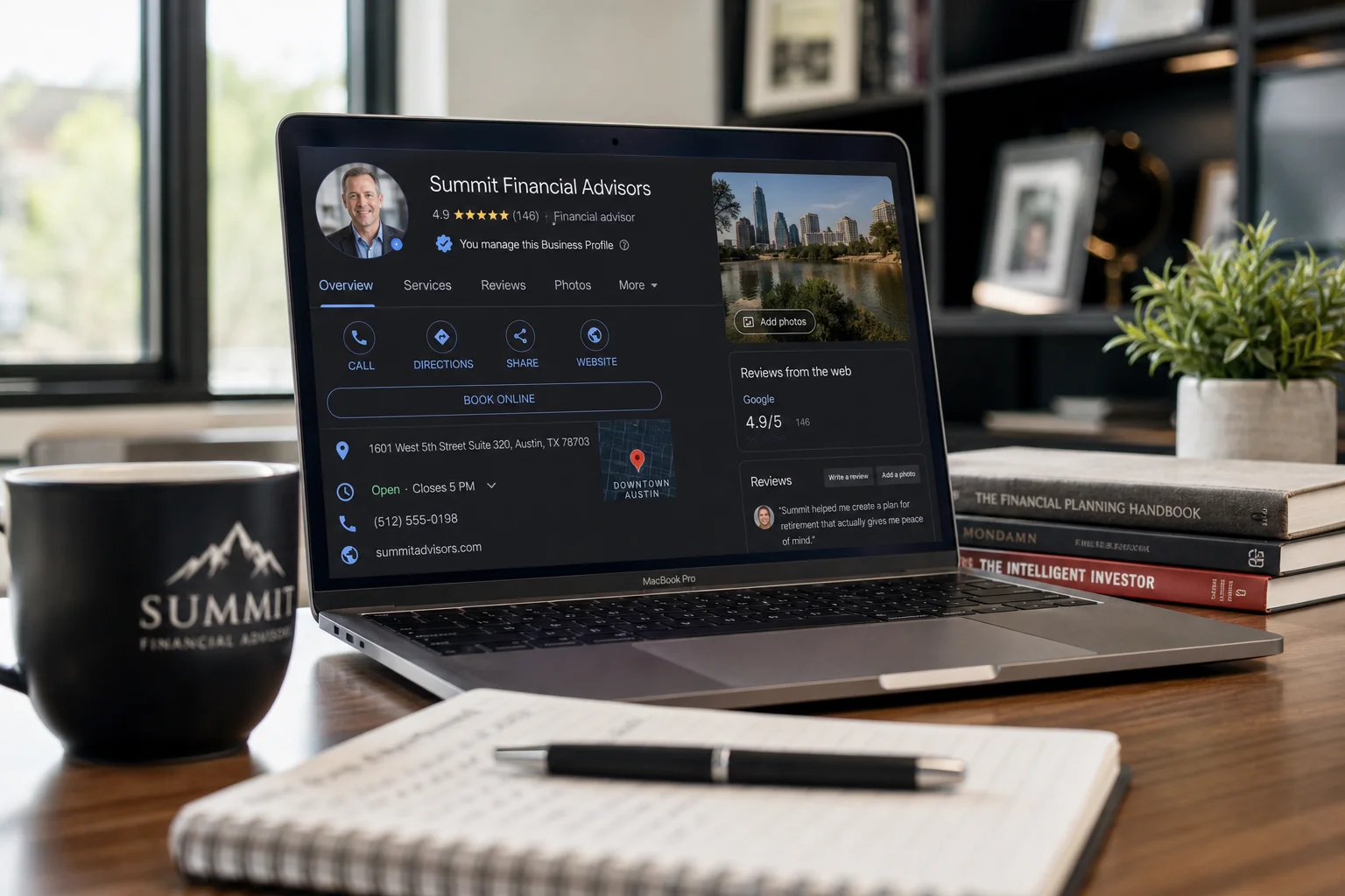 A fully completed Google Business Profile, verified and niche-specific in its description, is the foundation that controls both relevance and prominence in local search rankings.