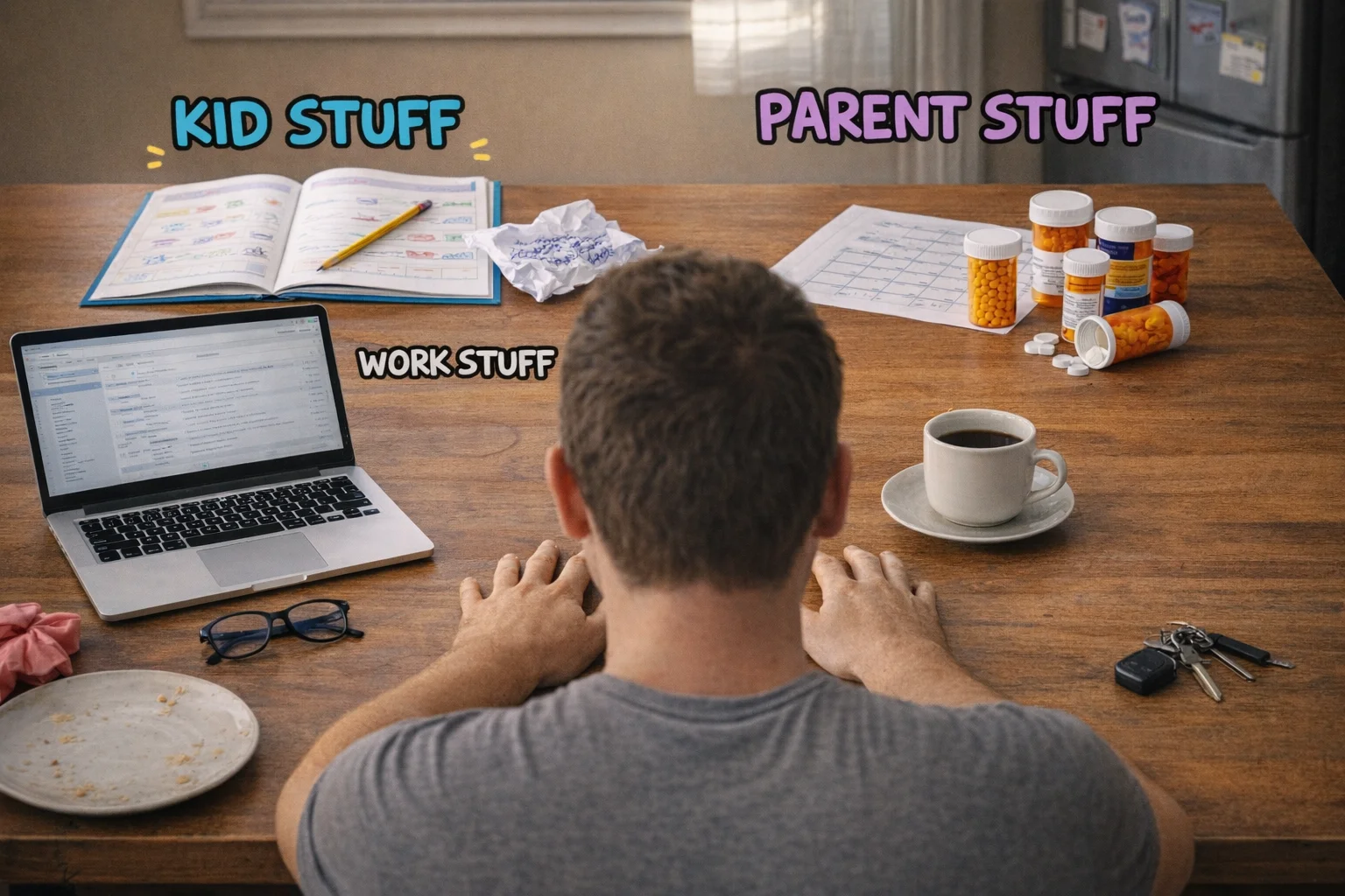 The coffee has been cold for two hours. No one noticed. Especially not you.