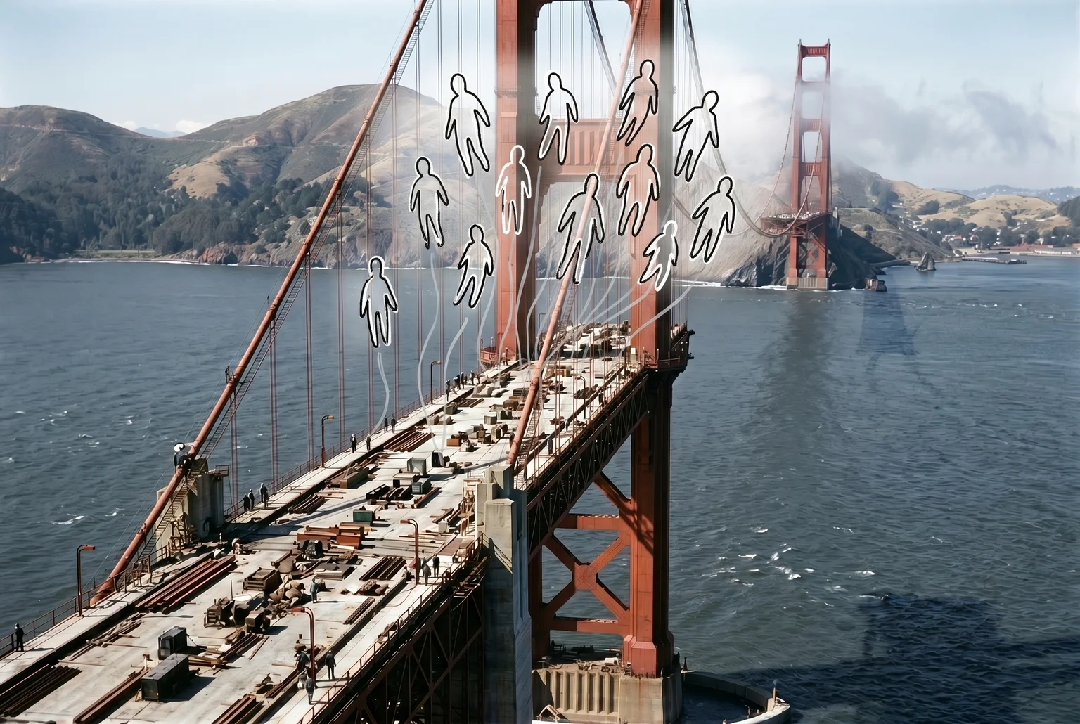 Eleven workers died building one of the safest major infrastructure projects of its era, and the bridge absorbed that cost so completely that nobody crossing it today spares them a thought.