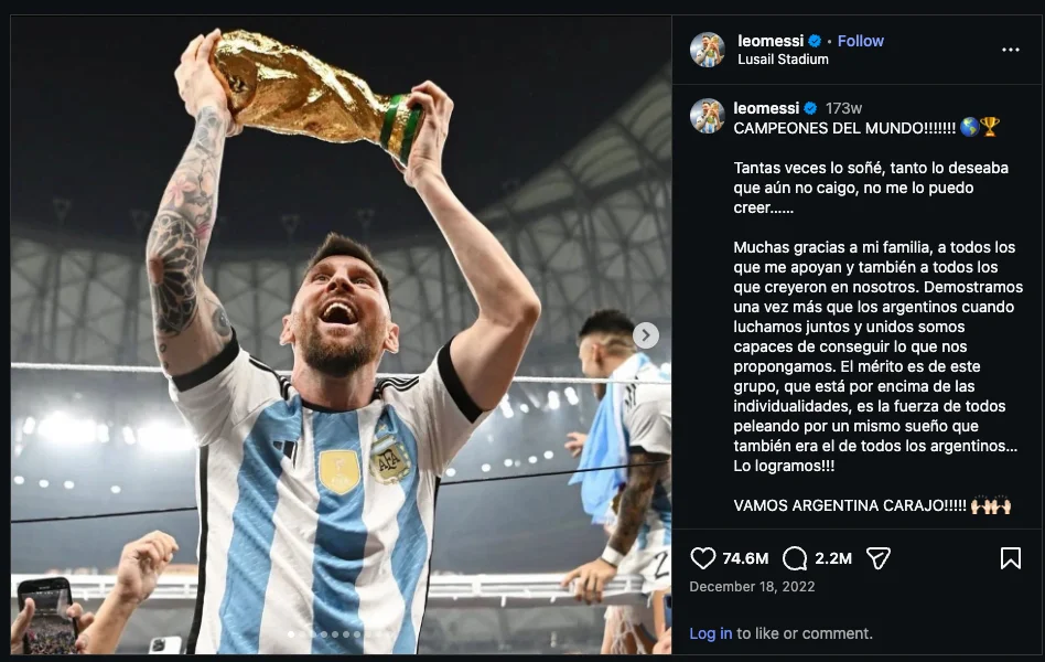 Debbie Downer moment: This photo wouldn't have happened without the 6,500 people who died in modern-day slavery building the stadiums.