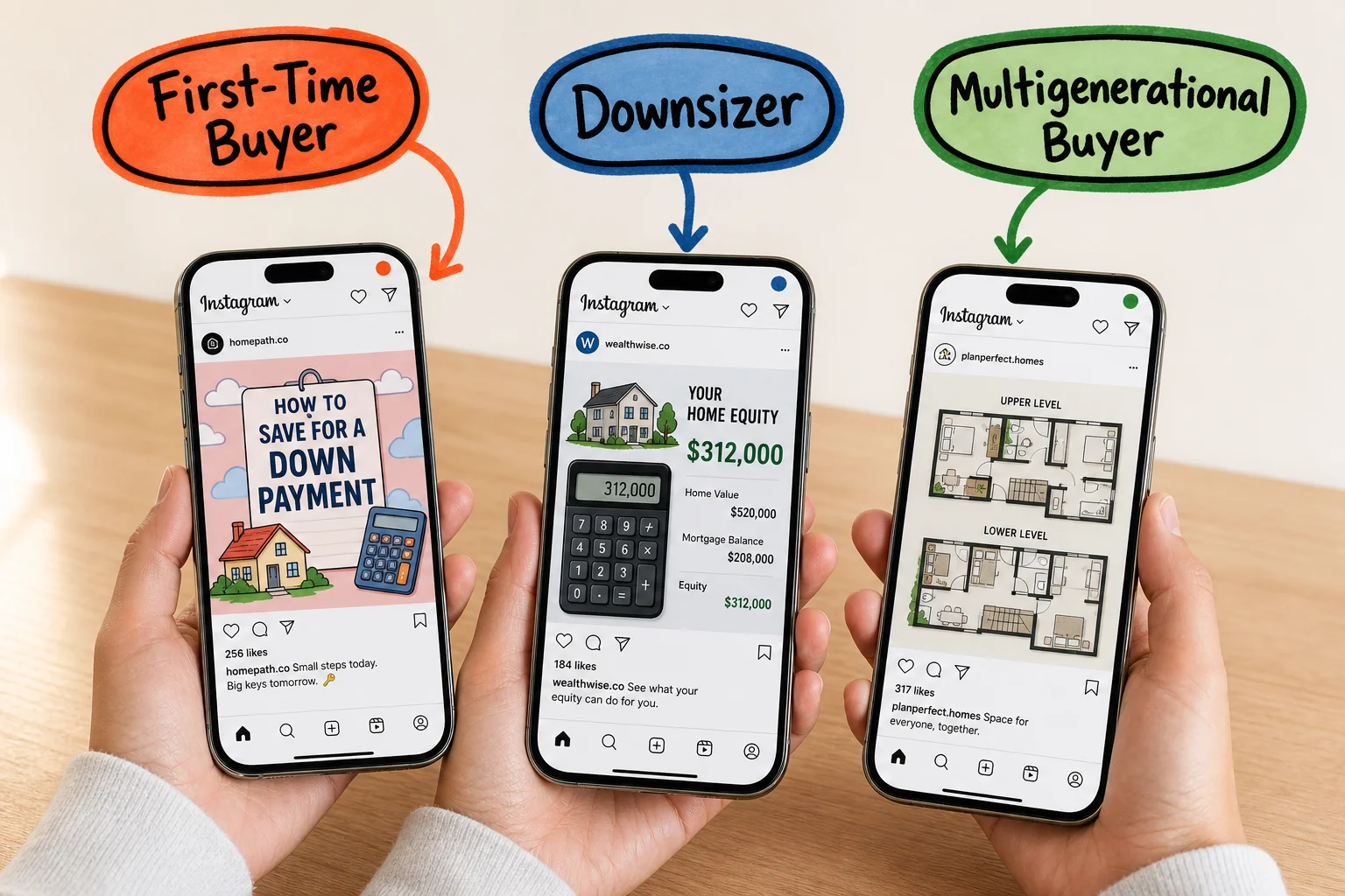 The same platform delivers three completely different messages depending on which buyer type you are targeting, and getting that match right is what the table above is actually asking you to do.
